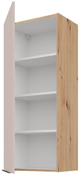 SOLEA k | horní kuchyňská skříňka 45 G-108 1F policová | 45 cm | EXTRA VYSOKÁ | artisan/kašmír | VÝBĚR ÚCHYTŮ