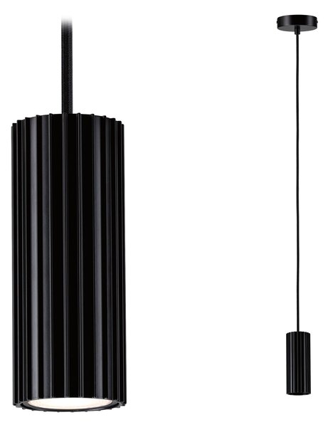 Paulmann 94918 Lirena, černá závěsné svítidlo, 1xGU10, výška 15cm