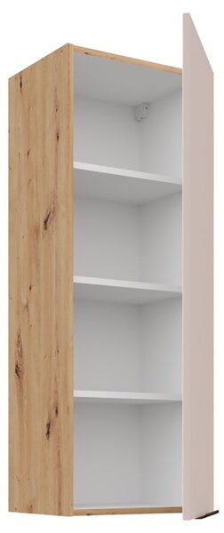 SOLEA k | horní kuchyňská skříňka 40 G-108 1F policová | 40 cm | EXTRA VYSOKÁ | artisan/kašmír | VÝBĚR ÚCHYTŮ