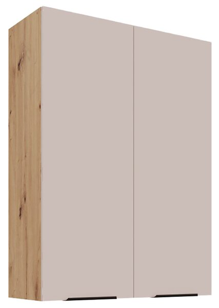 SOLEA k | horní kuchyňská skříňka 80 G-108 2F policová | 80 cm | EXTRA VYSOKÁ | artisan/kašmír | VÝBĚR ÚCHYTŮ