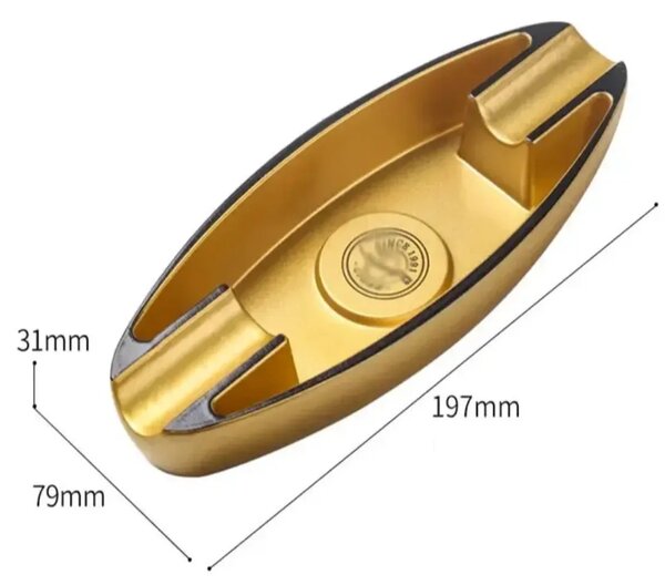 Gaira® Popelník na doutníky 8455, Barva černá