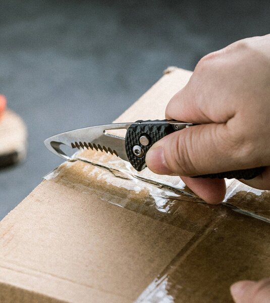 Gaira® Nůž vystřelovací N823, Barva oranžová