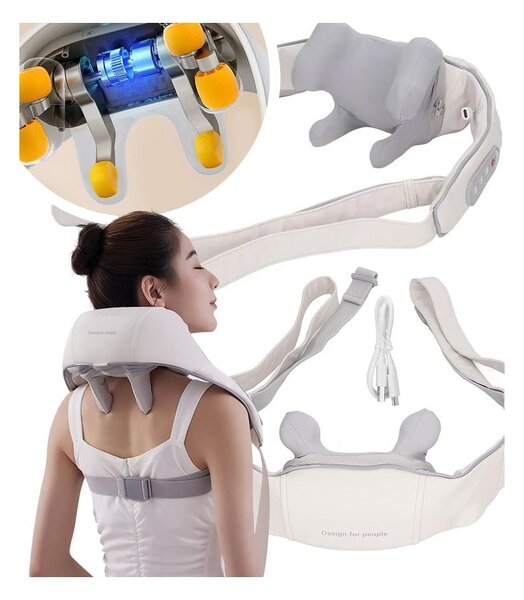 Masážní polštář SHIATSU G907 s funkcí vyhřívání