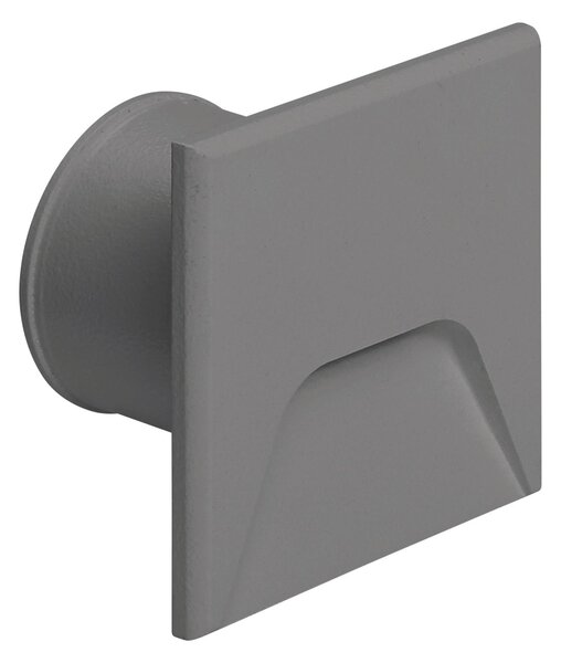 ILed 96978A07 Envelope_1, šedé zápustné svítidlo do stěny, 1W LED 2200K, 4x4cm, IP66