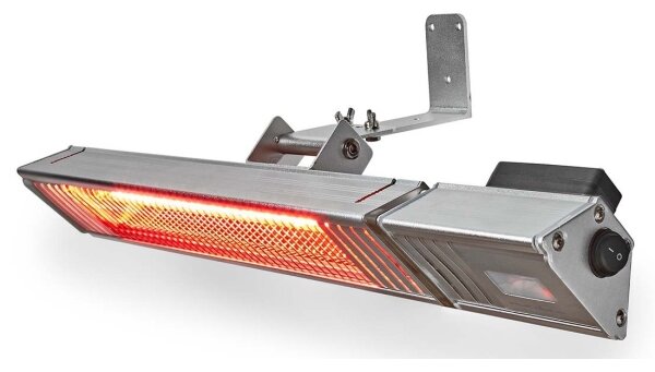 Nedis HTPA30ESS - Venkovní elektrické topné těleso 2000W/230V IP65 + DO