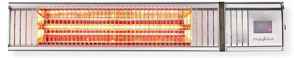 Nedis HTPA30ESS - Venkovní elektrické topné těleso 2000W/230V IP65 + DO