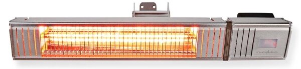 Nedis HTPA30ESS - Venkovní elektrické topné těleso 2000W/230V IP65 + DO