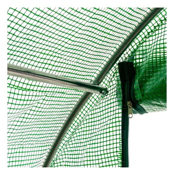 MIRPOL Foliovník, ocelový rám 300x450x200 cm - zelená barva