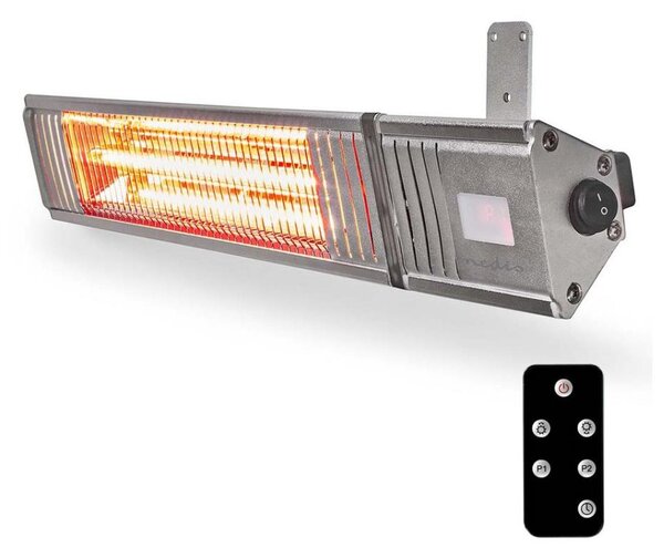 Nedis HTPA30ESS - Venkovní elektrické topné těleso 2000W/230V IP65 + DO
