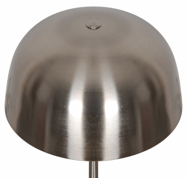 Nordlux 2010225033 Cera, stolní lampa kartáčovaná ocel 1xE27, průměr 24cm