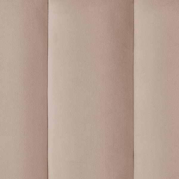 Postel Umělý samet MIRIBEL 180 x 200 cm Taupe