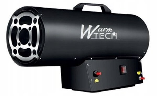 Warmtech plechový plynový ohřívač HG30M 30KW - černý
