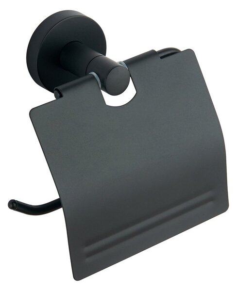 Aqualine, SAMBA držák toaletního papíru s krytem, černá, SB207