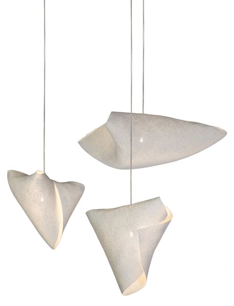 A-Emotional Light A-emotional Ballet Compo, závěsné svítidlo, 3x12W LED E27, bílá, radiální rozeta Ø12cm