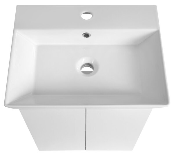 Aqualine Aqualine, PANEDA umyvadlová skříňka 45x55x34,2cm, bílá, PN245