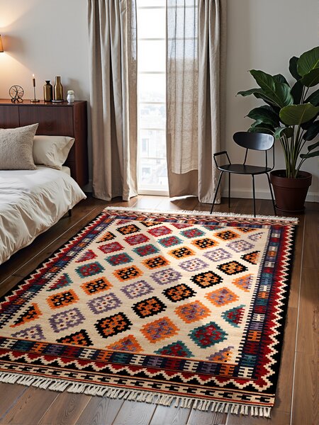 Hanse Home, Kusový koberec Kamal Kian 106240 Multicolor, 120x170, vícebarevná, kuchyně