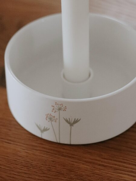 Porcelánový svícen Floral White
