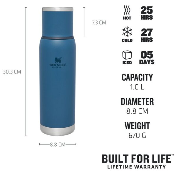STANLEY Termoska Adventure To-Go Abyss modrá, 1 l