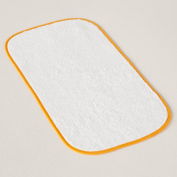 Dětský ručník Veba LOTA bílá se žlutou lemovkou Velikost: 30x50 cm