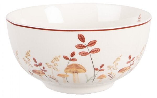 Porcelánová miska s podzimním motivem přírody a houbiček Little Fall Jewels – 500 ml