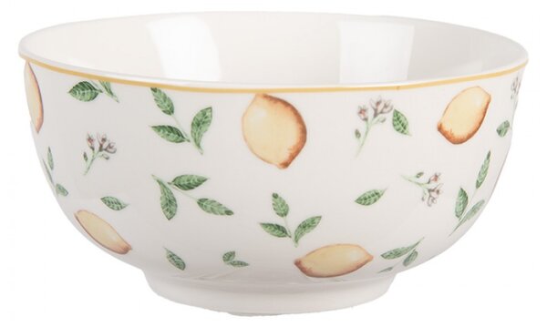 Porcelánová miska s citrony Lemons & Leafs – 500 ml