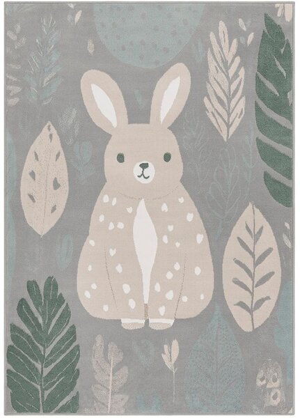 Breno Kusový koberec LIDA NEW KUNIKLO Light beige, 133x190 cm, Vícebarevné