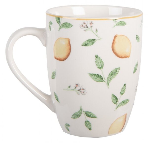 Porcelánový hrnek s citrony Lemons & Leafs – 350 ml