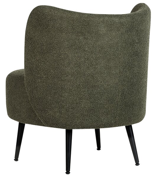 Křeslo OTSBY Buklé Tmavě zelená