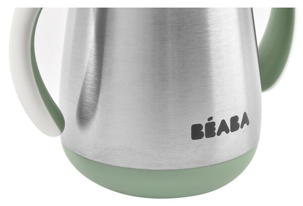 Beaba - Termoizolační hrnek s brčkem 250 ml zelená