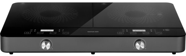 Sencor - Dvouzónový indukční vařič s LCD displejem 3400W/230V