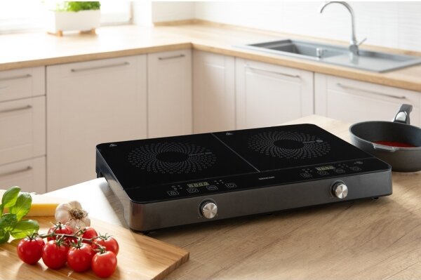 Sencor - Dvouzónový indukční vařič s LCD displejem 3400W/230V