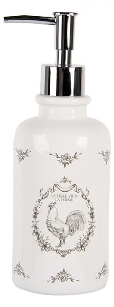 Keramický dávkovač na mýdlo s kohoutem La Belle Vie A La Ferme – 350 ml ml