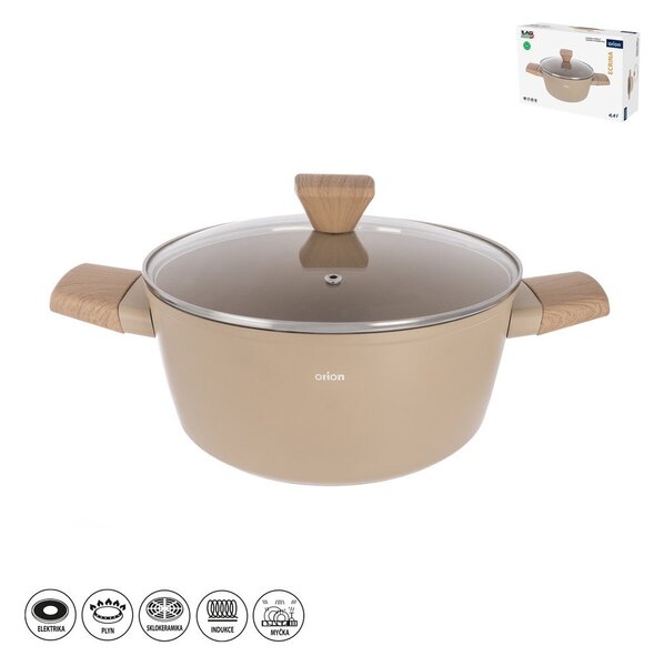 Kastrol s pokličkou/s keramickým povrchem 4,4 l Ecrina – Orion