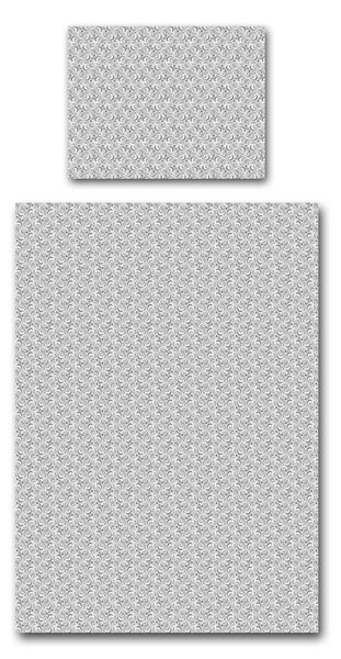 Povlečení Veba GEON tisk Tornádo šedá Velikost: 140x200 cm + 70x90 cm