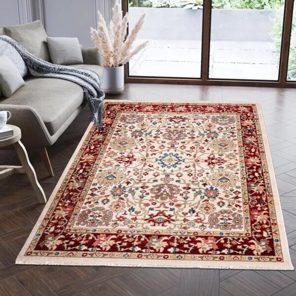 Makro Abra Kusový koberec RIVOLI EF52C Klasický krémový Rozměr: 120x170 cm
