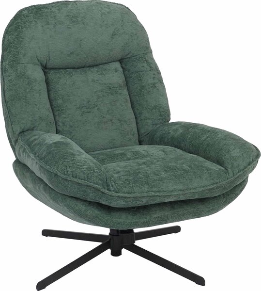 Relaxaní křeslo HWC-P32, TV křeslo se závsem Nosag, alounné křeslo, otoné kovová tkanina/textilní inylka (370 g/m²) zelená