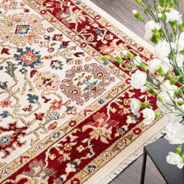 Makro Abra Kusový koberec RIVOLI EF52C Klasický krémový Rozměr: 120x170 cm