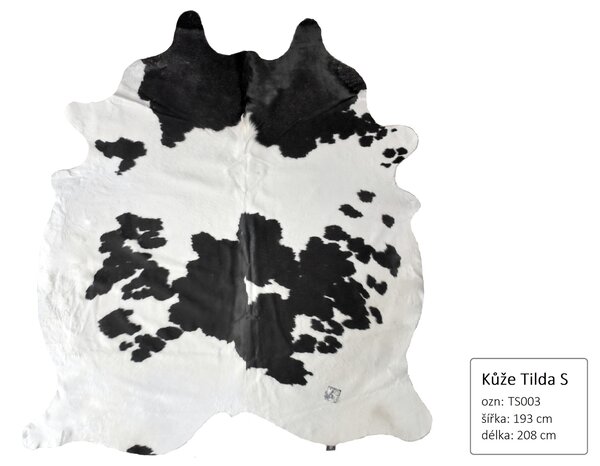 Skinnwille Home Collection Hovězí kůže Tilda střední, brazilská kráva