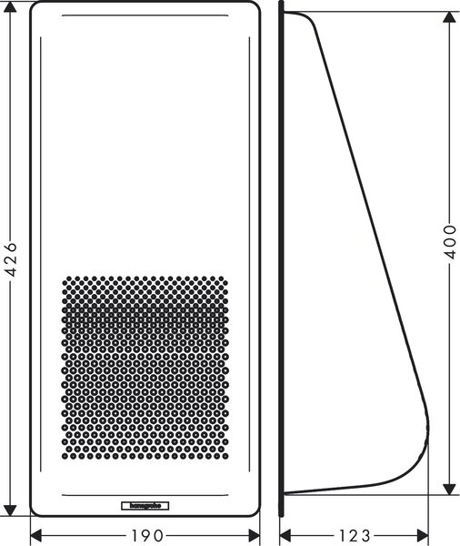 Hansgrohe F14 odkapávací miska 40963000