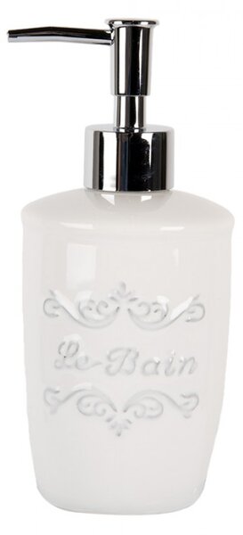 Keramický dávkovač na mýdlo s reliéfem Le Bain – 325 ml