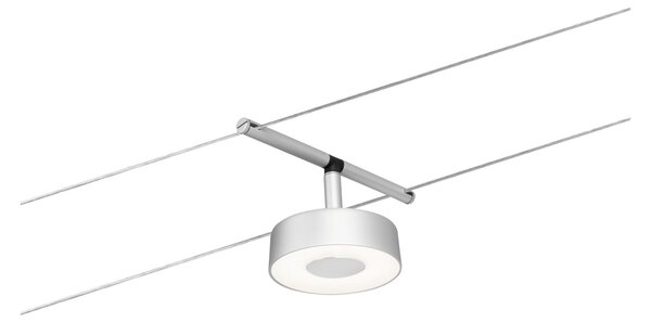 Paulmann 94475 CorDuo Circle, sada lankového systému 5x 5W 3000K, matný chrom, délka 500cm