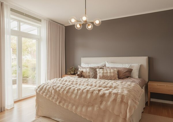 Skinnwille Home Collection Luxusní přehoz Misty Beige, 140x220 cm