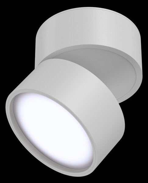 Maytoni Moderní stropní LED svítidlo ONDA, 12W, ⌀ 8,5 cm Barva: Černá, Teplota světla: 4000K - denní bílá