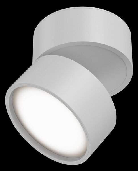 Maytoni Moderní stropní LED svítidlo ONDA, 12W, ⌀ 8,5 cm Barva: Černá, Teplota světla: 4000K - denní bílá