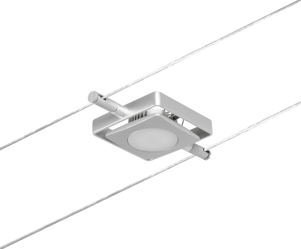 Paulmann 94420 CorDuo MacLED, sada lankového systému 5x4,5W 3000K matný chrom/chrom, délka 500cm