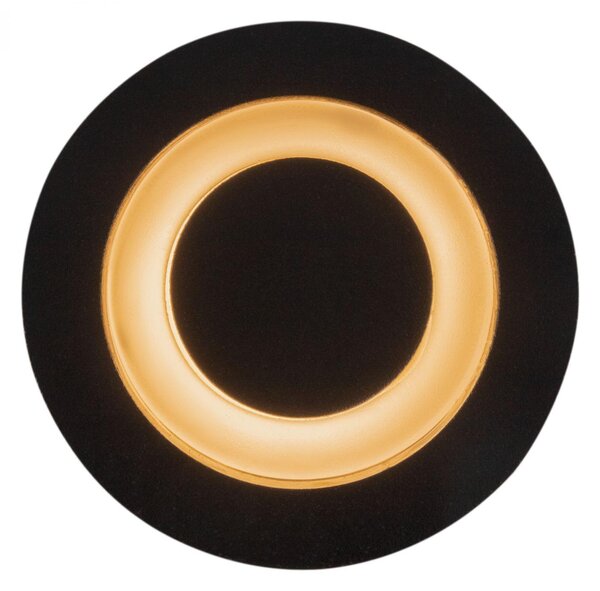Maytoni Designové vestavné LED svítidlo LIMO, 3W, ⌀ 6,2 cm, 3000K, IP65 Barva: Černá