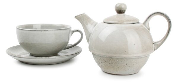 Zelená kameninová konvice na čaj 400 ml Artisan – Salt&Pepper