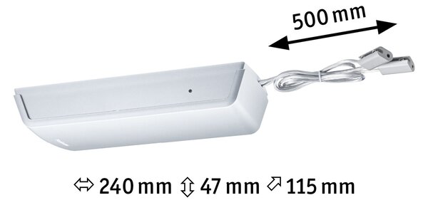 Paulmann 97838 napájecí trafo pro lankový systém max. 60W 230/12V matný chrom