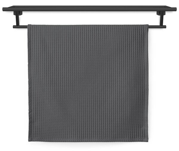 Vaflový ručník Veba RUMBA grafitová Velikost: 46x100 cm