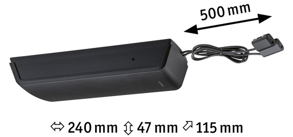 Paulmann 97840 napájecí trafo pro lankový systém max. 60W 230/12V černá